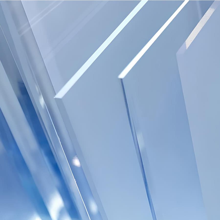 Divisori parafiato in plexiglass trasparente per uffici e negozi.